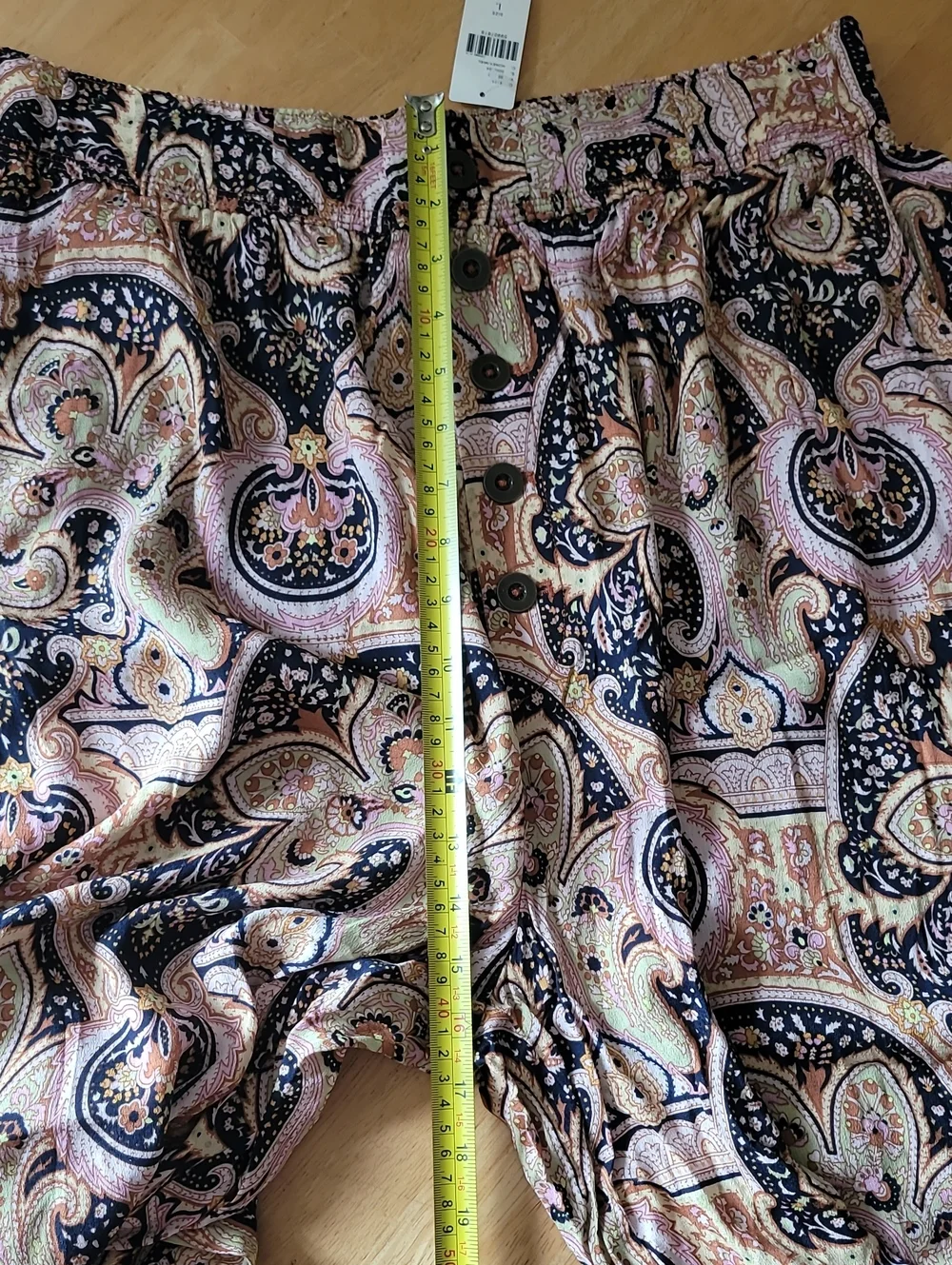 💕Anthropologie Odette Paisley High Rise Harem Joggers